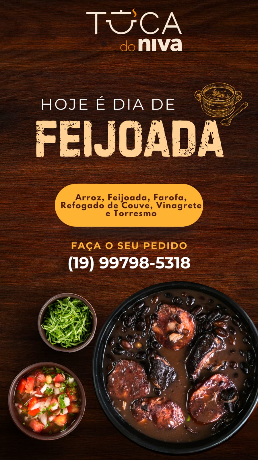 Marmita Pequena Feijoada